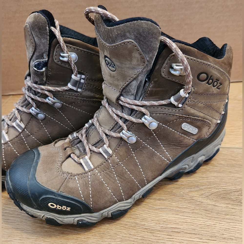 Oboz Bridger Mid B-DRY Women's Hiking Boots Walnut Size 9W